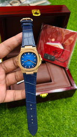 Classic watch,Italian Leather, Stainless Steel,Men Style,Luxury