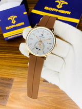 Premium Watch, Magnet lock,A plus copy, battery operated, Strapped for Style.