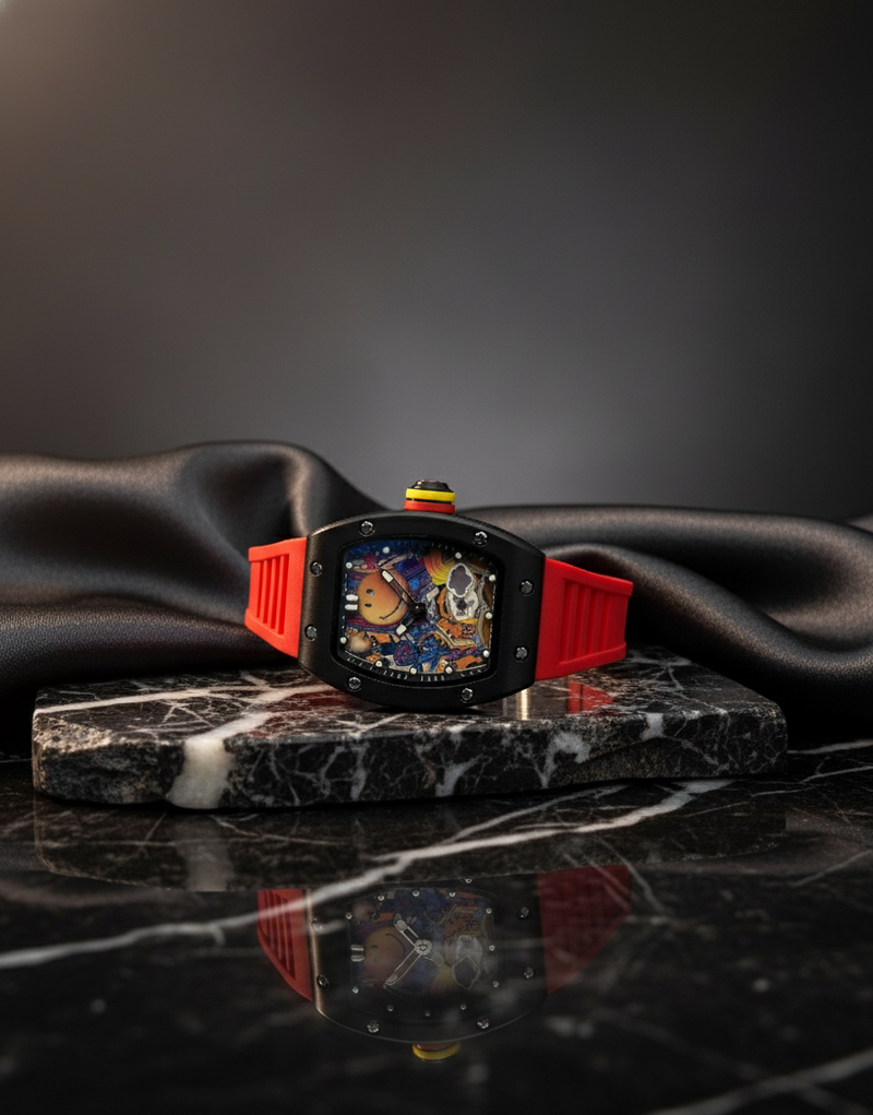 Richard Mille RM , Semi Automatic Self-Winding Watch, Elegant Mechanical Timepiece for Men