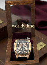 Deziner Men's Prime Era Automatic Watch: Elegant Stainless Steel, Self-Winding Movement