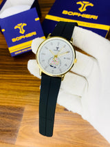 Premium Watch, Magnet lock,A plus copy, battery operated, Strapped for Style.