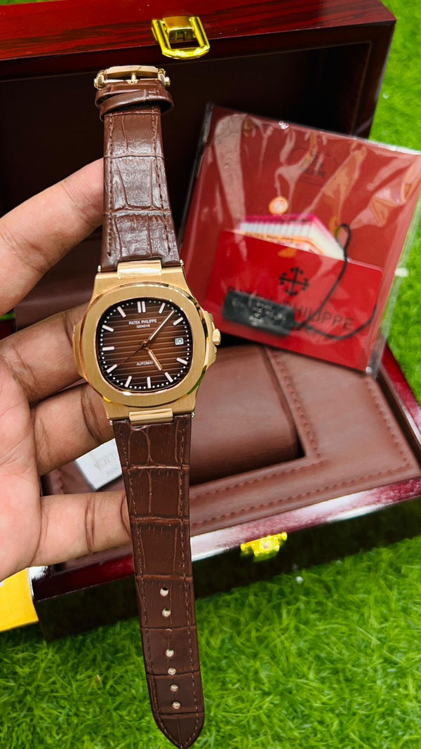 Patek Philippe, Italian Leather, Stainless Steel,Men Style,Luxury