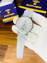 Premium Watch, Magnet lock,A plus copy, battery operated, Strapped for Style.